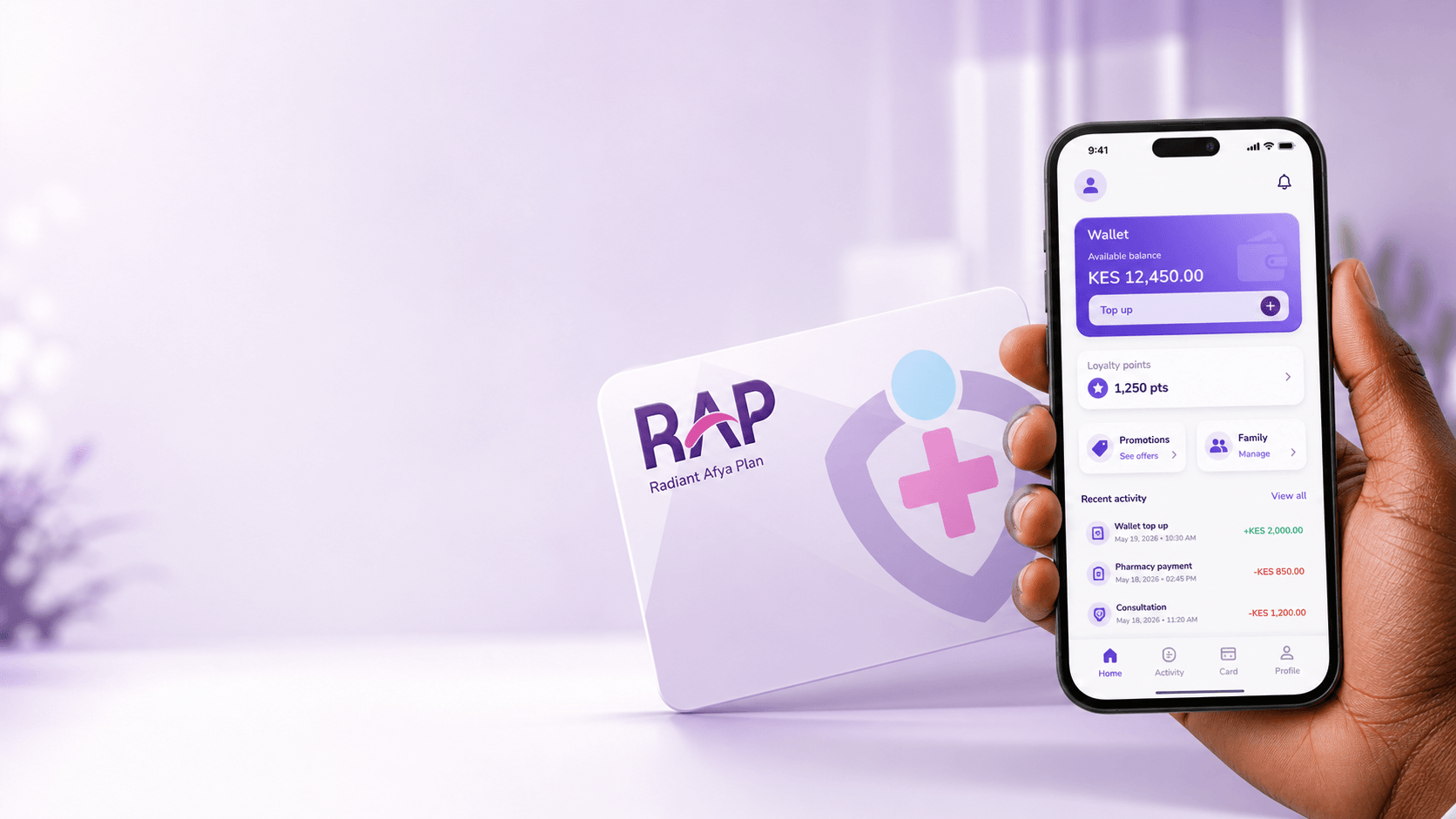 RAP Card and mobile wallet